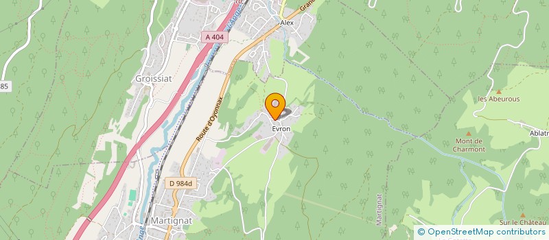 localisation de l'entreprise MONSIEUR ROMAIN CIRENO à OYONNAX