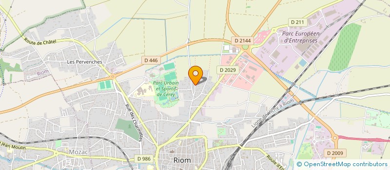 localisation de l'entreprise MONSIEUR ROMAIN CITERNE  DAVAYAT