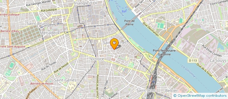 localisation de l'entreprise MONSIEUR ROMAIN CLAMOUR à BORDEAUX