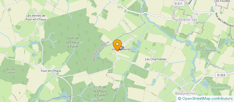 localisation de l'entreprise MONSIEUR ROMAIN CLAUDET  BEAUVERNOIS