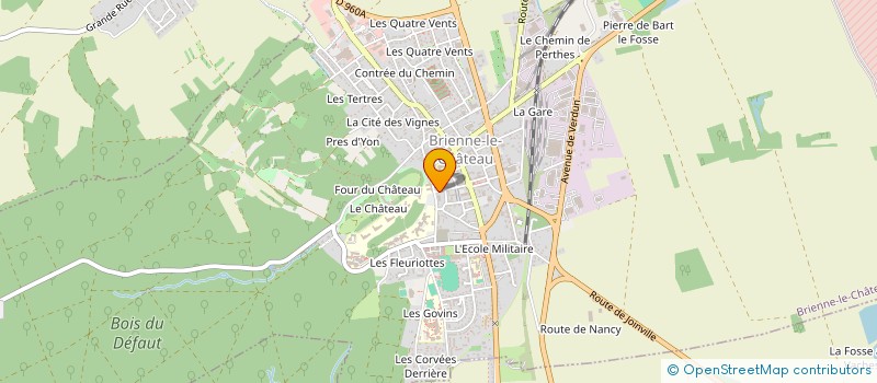 localisation de l'entreprise MONSIEUR ROMAIN CLAUTEAUX  BRIENNE-LE-CHATEAU