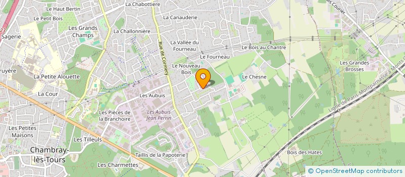 localisation de l'entreprise MONSIEUR ROMAIN CLAVEAU à SAINT-AVERTIN