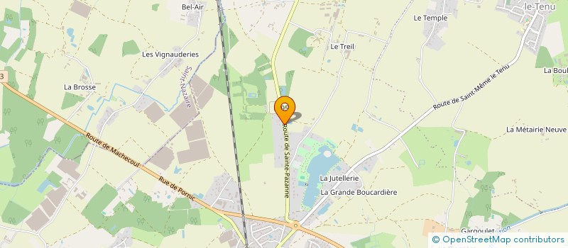 localisation de l'entreprise MONSIEUR ROMAIN CLAVIER  MACHECOUL-SAINT-MEME