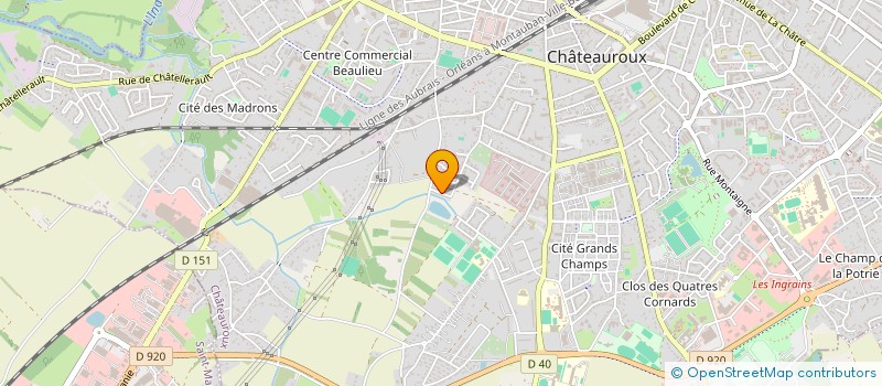 localisation de l'entreprise MONSIEUR ROMAIN CLEMENT à CHATEAUROUX