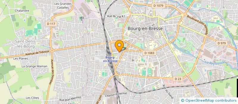 localisation de l'entreprise MONSIEUR ROMAIN CLERC à BOURG-EN-BRESSE