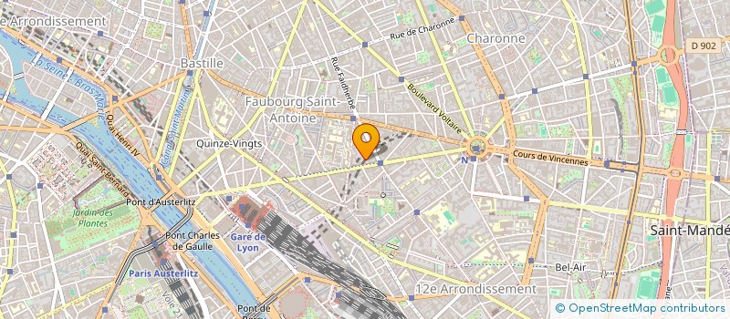 localisation de l'entreprise MONSIEUR ROMAIN CLERY  PARIS