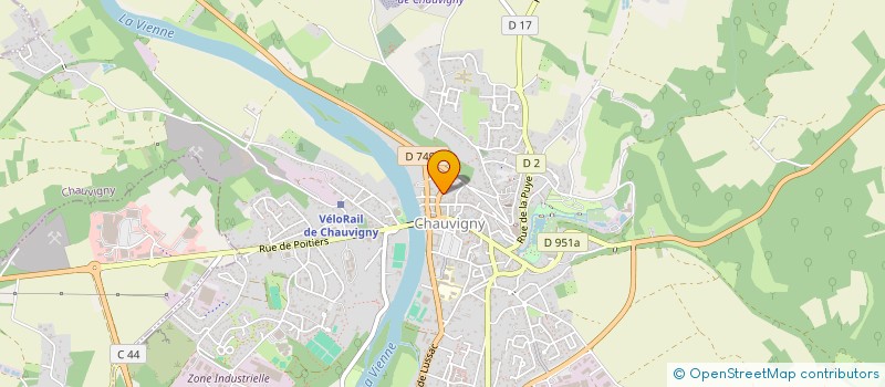 localisation de l'entreprise MONSIEUR ROMAIN CLOUET à CHAUVIGNY