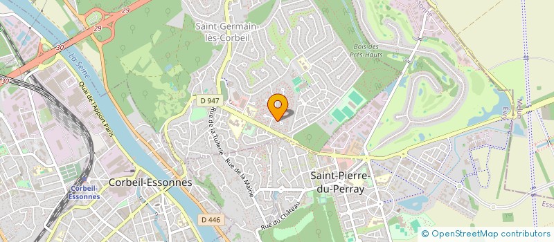localisation de l'entreprise MONSIEUR ROMAIN COCHET à SAINT-GERMAIN-LES-CORBEIL