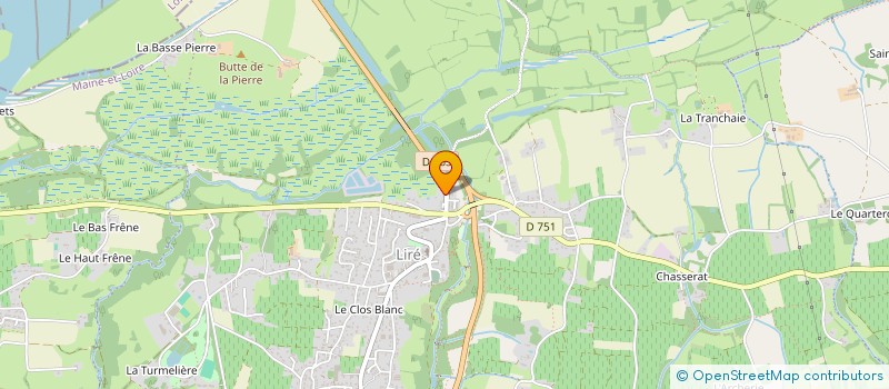 localisation de l'entreprise MONSIEUR ROMAIN COIFFARD  OREE-D'ANJOU