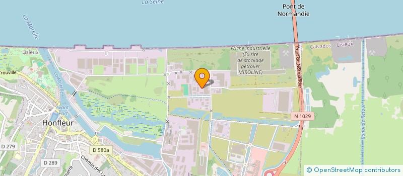 localisation de l'entreprise MONSIEUR ROMAIN COLANGE  HONFLEUR