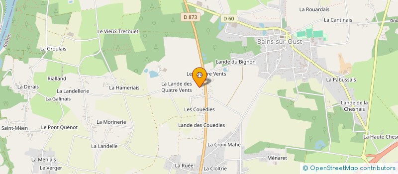 localisation de l'entreprise MONSIEUR ROMAIN COLOMBEL  BAINS-SUR-OUST