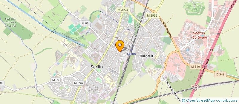 localisation de l'entreprise MONSIEUR ROMAIN COLZY  SECLIN