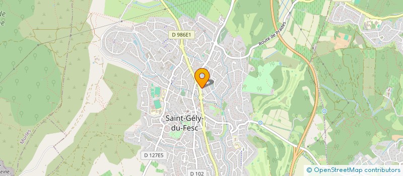 localisation de l'entreprise MONSIEUR ROMAIN COMBAL à SAINT-GELY-DU-FESC