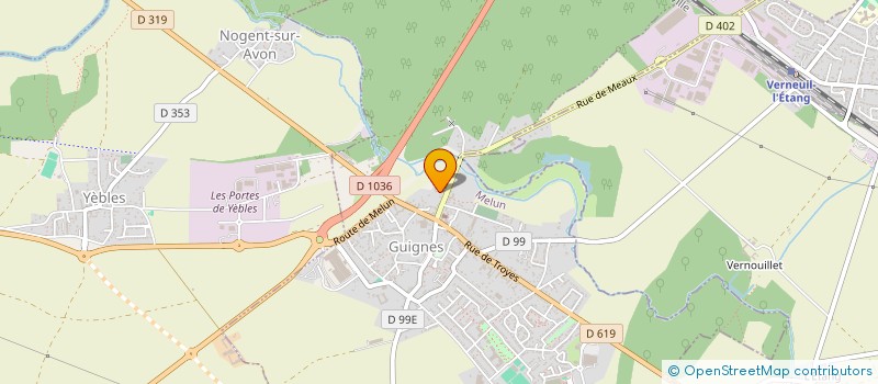 localisation de l'entreprise MONSIEUR ROMAIN COMBROUZE  GUIGNES