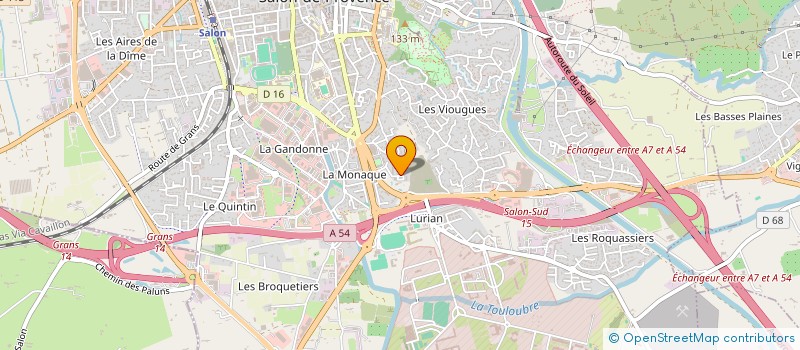 localisation de l'entreprise MONSIEUR ROMAIN COMPTE  SALON-DE-PROVENCE