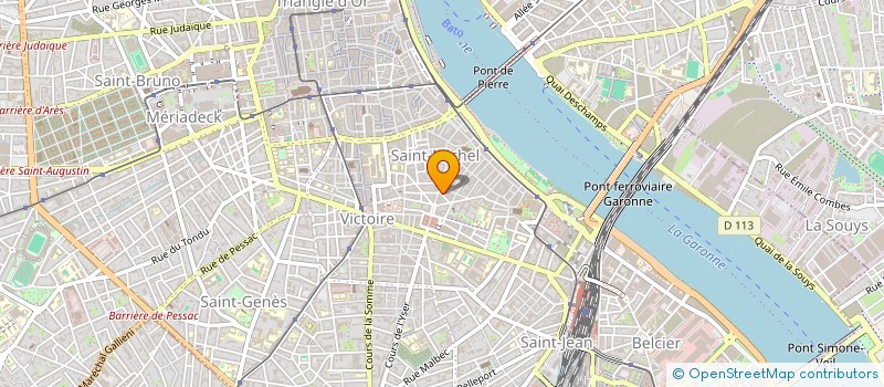 localisation de l'entreprise MONSIEUR ROMAIN CONDOMITTI  BORDEAUX