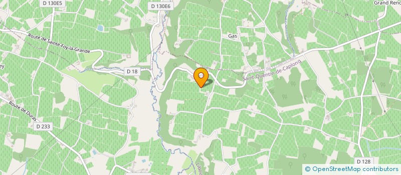 localisation de l'entreprise MONSIEUR ROMAIN CONILH  SAINT-QUENTIN-DE-CAPLONG