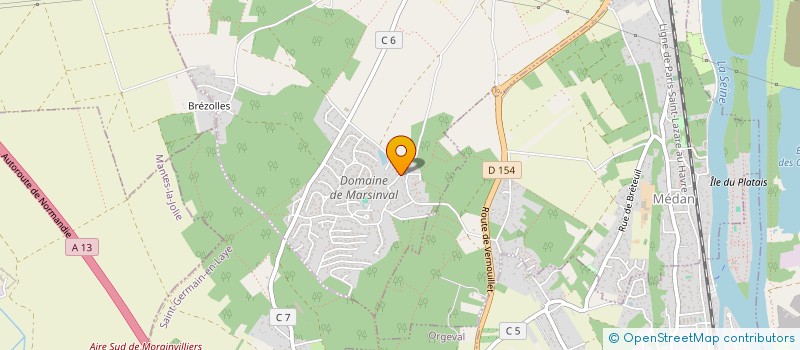 localisation de l'entreprise MONSIEUR ROMAIN CONTIN à VERNOUILLET