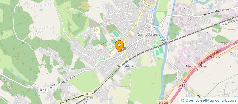 localisation de l'entreprise MONSIEUR ROMAIN CONTRERAS  SAINT-ASTIER