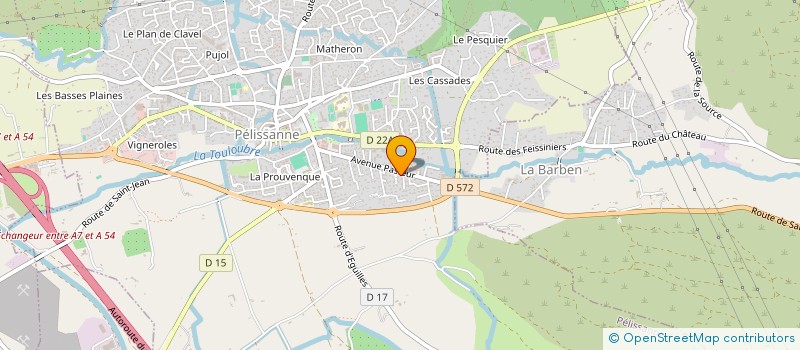 localisation de l'entreprise MONSIEUR ROMAIN CORBANI à PELISSANNE