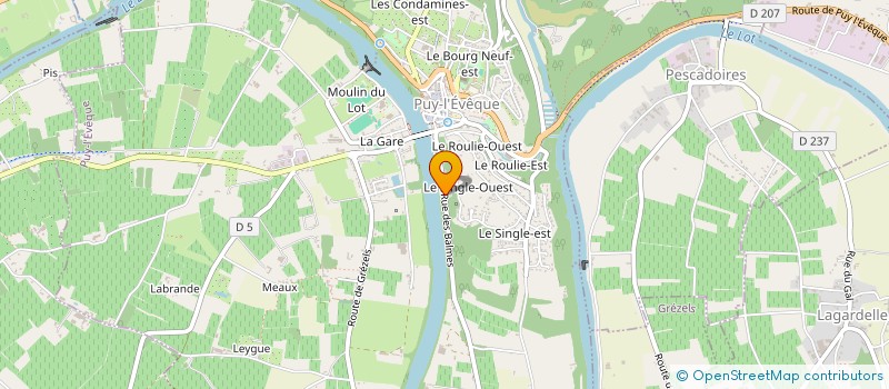 localisation de l'entreprise MONSIEUR ROMAIN CORDIER à PUY-L'EVEQUE