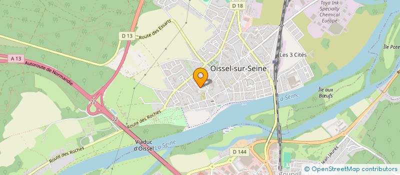 localisation de l'entreprise MONSIEUR ROMAIN CORDIN  OISSEL