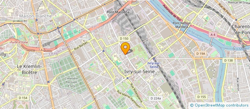 localisation de l'entreprise MONSIEUR ROMAIN CORMIER  IVRY-SUR-SEINE