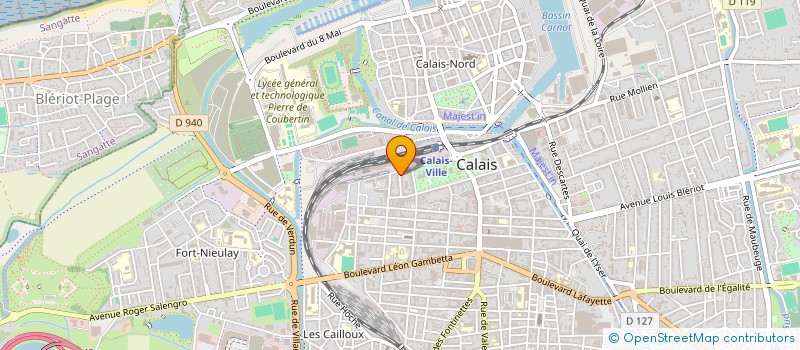 localisation de l'entreprise MONSIEUR ROMAIN CORNU  CALAIS