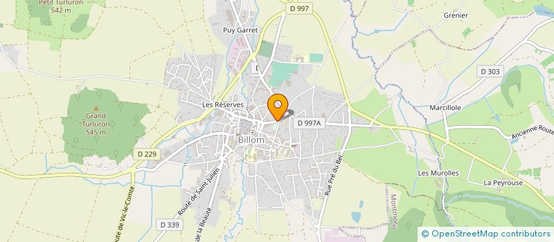 localisation de l'entreprise MONSIEUR ROMAIN CORVINOS  BILLOM