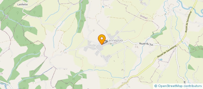 localisation de l'entreprise MONSIEUR ROMAIN COSSON  LANNEPLAA