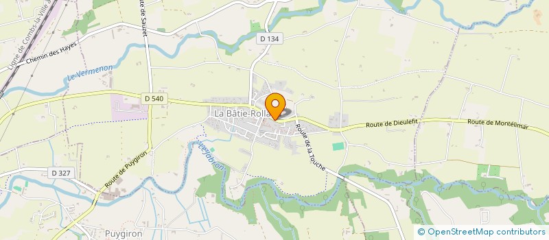 localisation de l'entreprise MONSIEUR ROMAIN COSTE  LA BATIE-ROLLAND