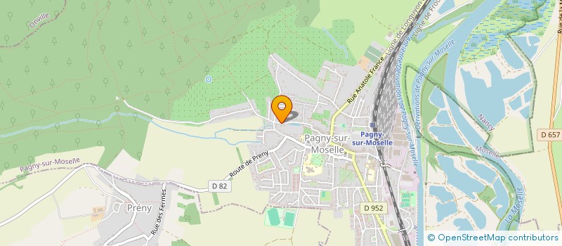 localisation de l'entreprise MONSIEUR ROMAIN COSTE  PAGNY-SUR-MOSELLE