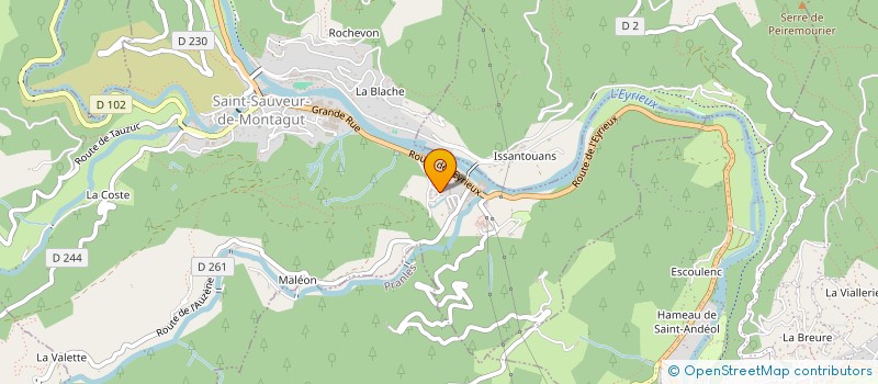 localisation de l'entreprise MONSIEUR ROMAIN COSTE à SAINT-SAUVEUR-DE-MONTAGUT