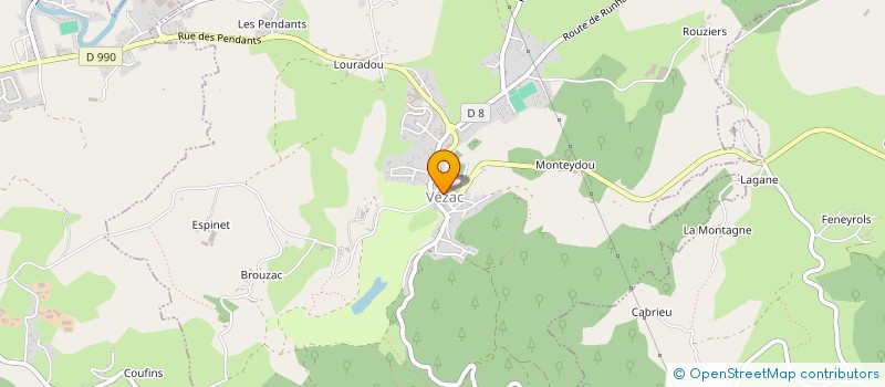localisation de l'entreprise MONSIEUR ROMAIN COSTES à VEZAC