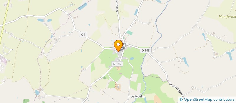 localisation de l'entreprise MONSIEUR ROMAIN COTILLON  ARGENTONNAY