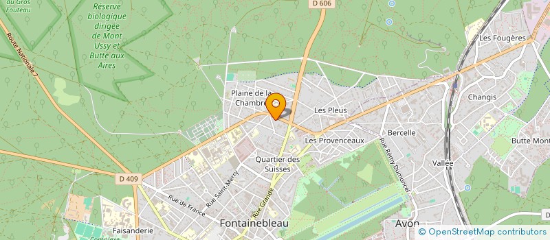 localisation de l'entreprise MONSIEUR ROMAIN COTTARD à FONTAINEBLEAU