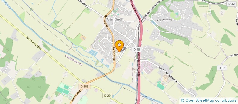 localisation de l'entreprise MONSIEUR ROMAIN COUFFIN  GARIDECH