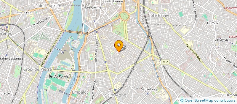 localisation de l'entreprise MONSIEUR ROMAIN COUGNAUD à TOULOUSE