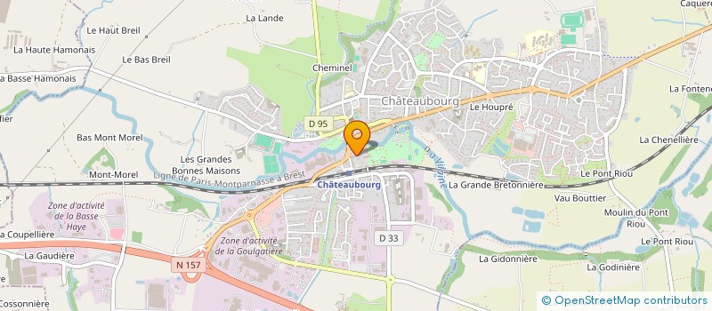 localisation de l'entreprise MONSIEUR ROMAIN COULIOU à CHATEAUBOURG