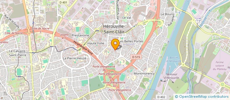 localisation de l'entreprise MONSIEUR ROMAIN COUPEAU  HEROUVILLE-SAINT-CLAIR