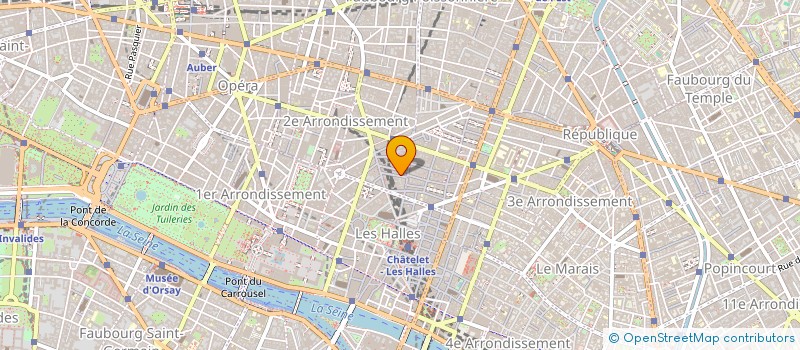 localisation de l'entreprise MONSIEUR ROMAIN COURANDIERE  PARIS