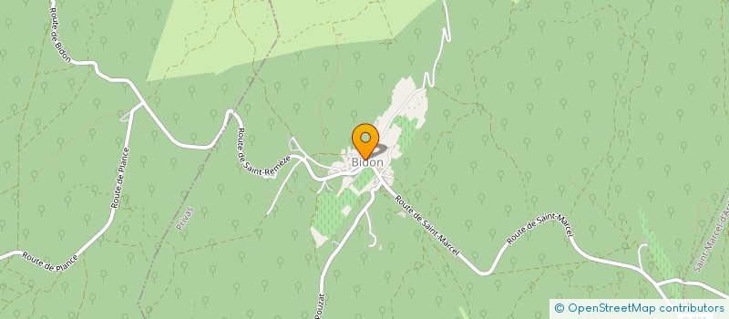 localisation de l'entreprise MONSIEUR ROMAIN COURBIS  BIDON