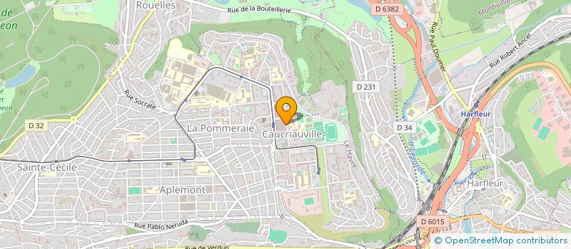 localisation de l'entreprise MONSIEUR ROMAIN COURTOIS  LE HAVRE