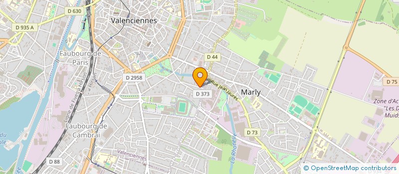 localisation de l'entreprise MONSIEUR ROMAIN COUTEAU à VALENCIENNES