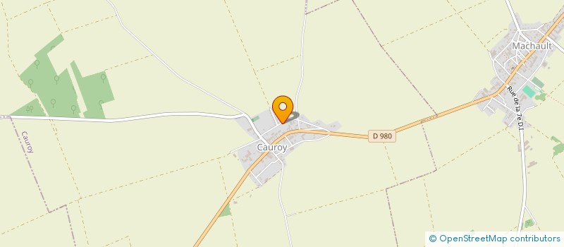 localisation de l'entreprise MONSIEUR ROMAIN COUTEL  CAUROY