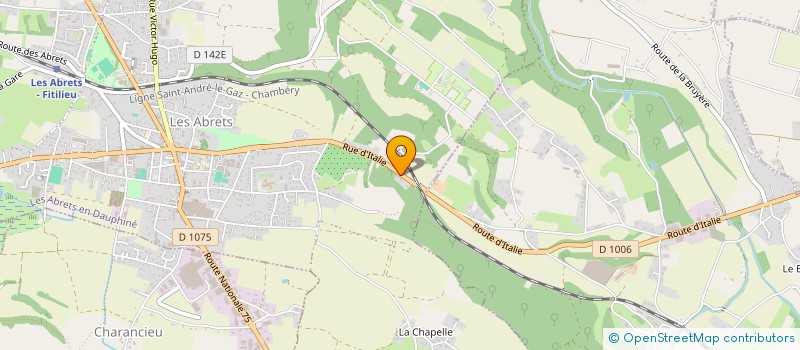localisation de l'entreprise MONSIEUR ROMAIN COUTTET à LES ABRETS-EN-DAUPHINE