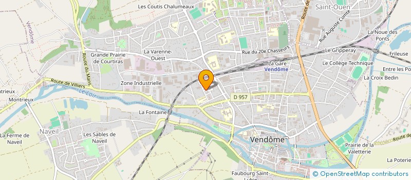 localisation de l'entreprise MONSIEUR ROMAIN COUTY  VENDOME