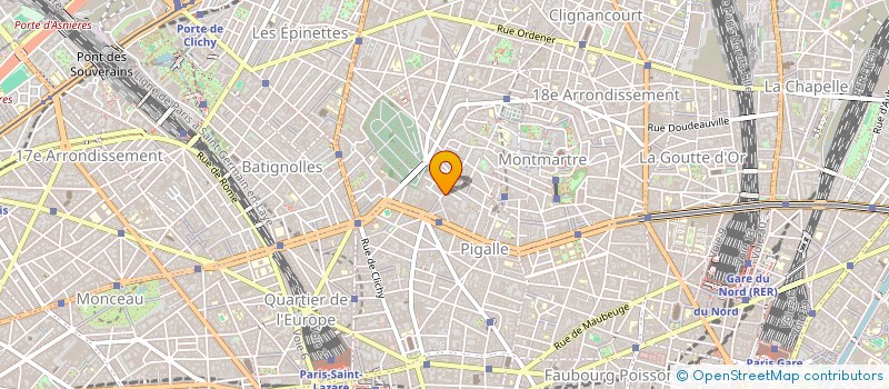 localisation de l'entreprise MONSIEUR ROMAIN CREVET  PARIS