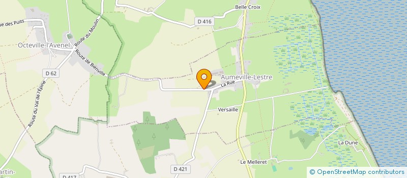 localisation de l'entreprise MONSIEUR ROMAIN CREVON  AUMEVILLE-LESTRE