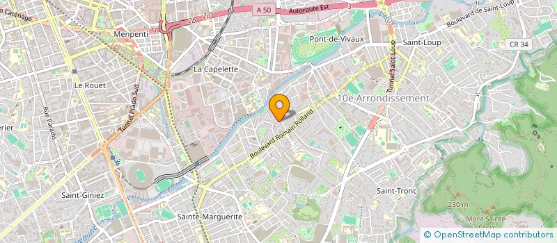 localisation de l'entreprise MONSIEUR ROMAIN CRIVELLO  MARSEILLE